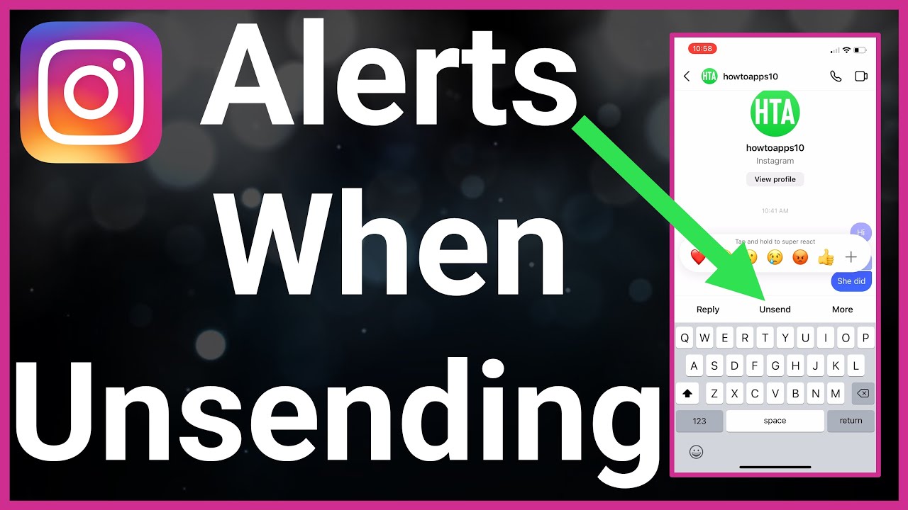 Can you see who unsent a message on instagram