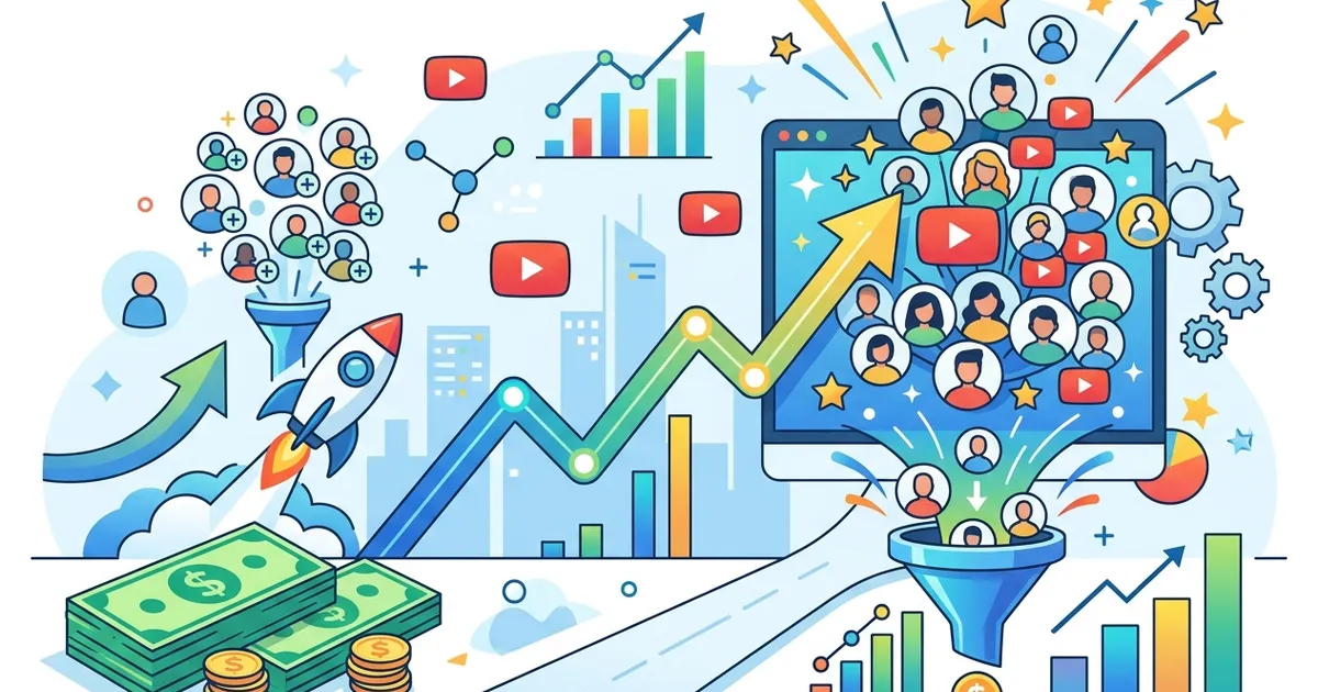 YouTube monetization milestone chart showing subscriber thresholds for YPP Basic and Full tiers