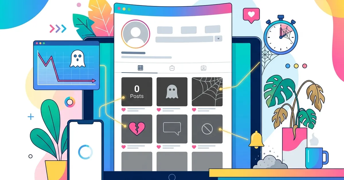 why your instagram account looks dead