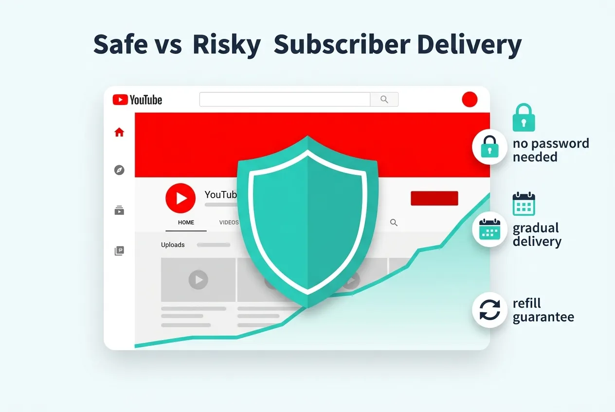 Safety shield illustration showing gradual delivery and refill guarantee features
